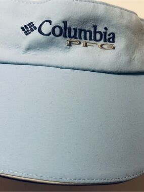 Columbia Light Blue and Black Adjustable Visor Strap